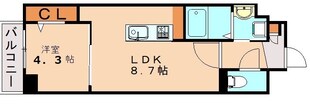 ソールオリエンス博多の物件間取画像